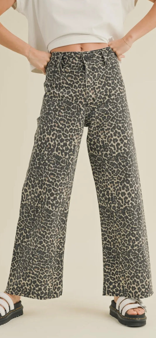 Leopard Denim