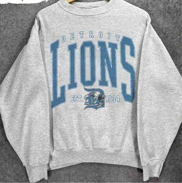 Detroit Lions Vintage Style Crewneck
